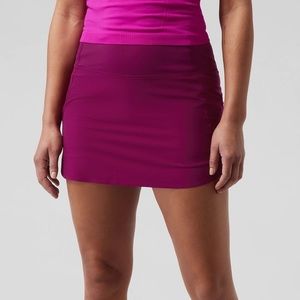 Athleta Run With It 14” Skort Exotic Fuchsia